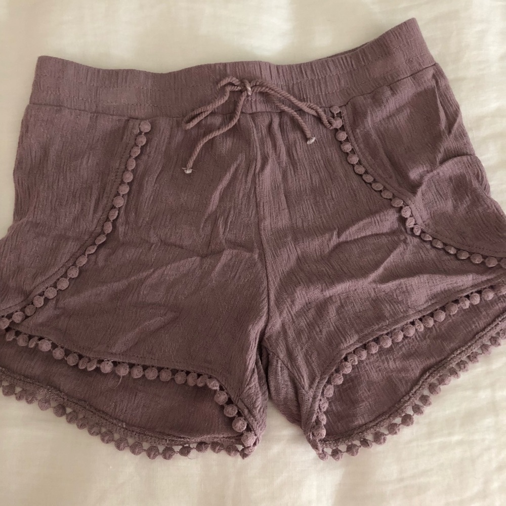 Purple shorts